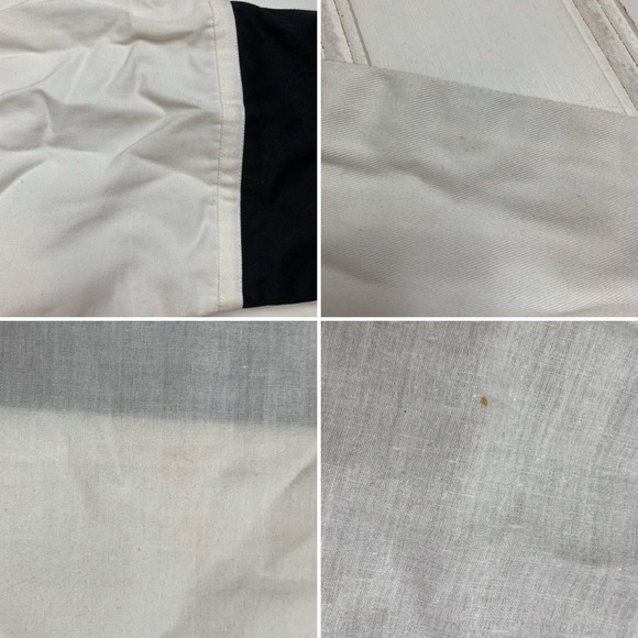 Vintage Drapers & Damons XL Elephant Embroidered Patch Tunic Jacket White Boho - Picture 7 of 10